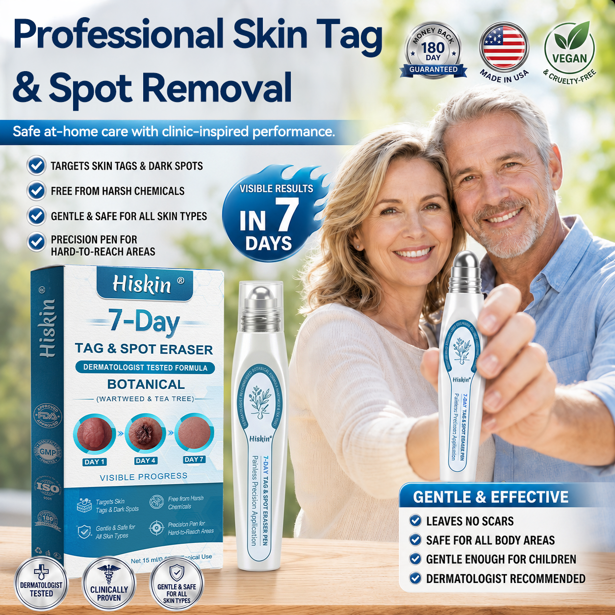 💖👩‍⚕️𝐎𝐟𝐟𝐢𝐜𝐢𝐚𝐥 𝐁𝐫𝐚𝐧𝐝 𝐒𝐭𝐨𝐫𝐞 |✅💎Hiskin ® 7-𝐷𝑎𝑦 𝗧𝐚𝐠 & 𝗦𝗽𝐨𝐭 𝐄𝐫𝒂𝒔𝒆𝒓(Zero Pain, Zero 𝐒𝐜𝐚𝒓𝒔 Rollerball)